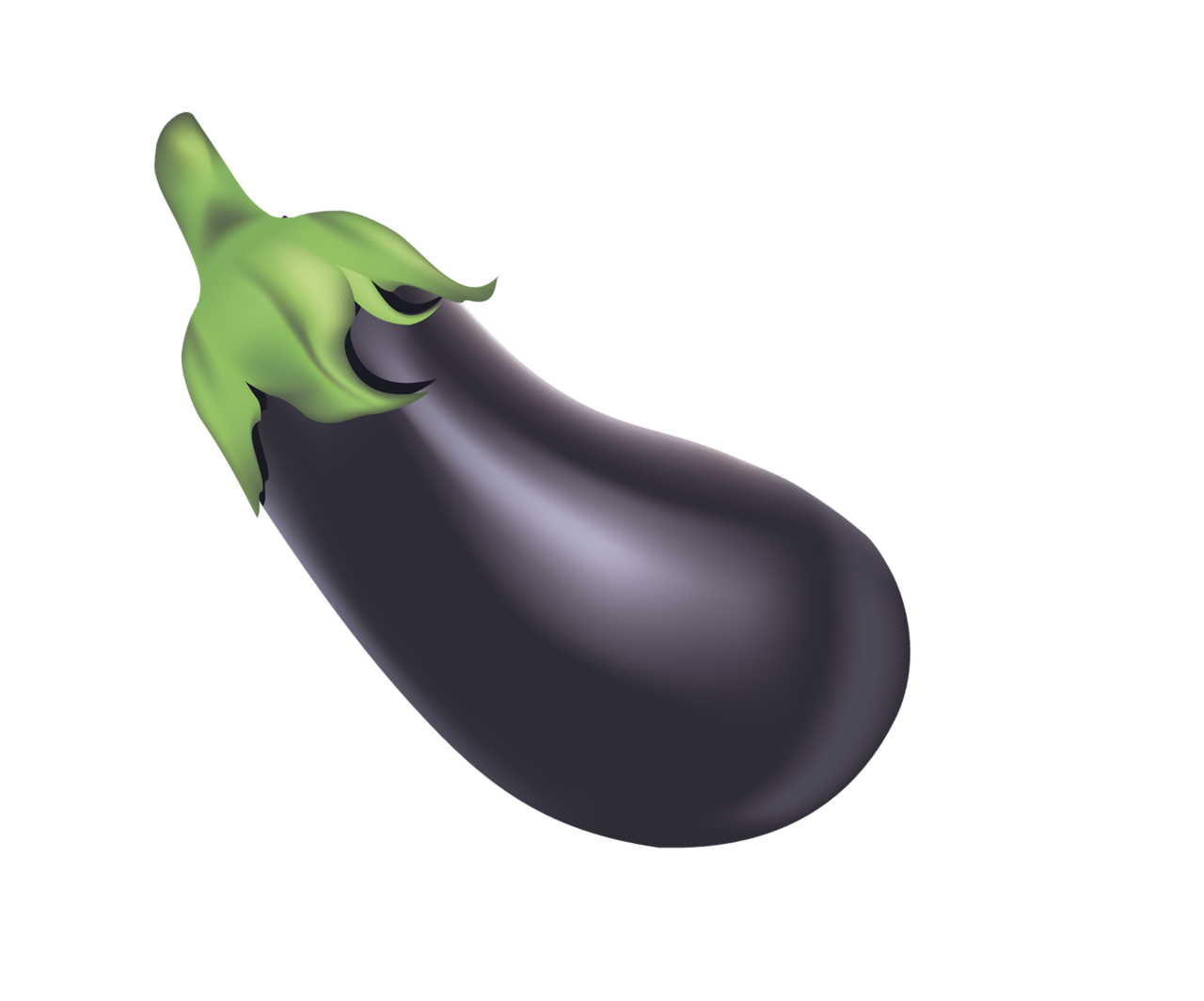 Single Brinjal Eggplant Free Download Image PNG Image