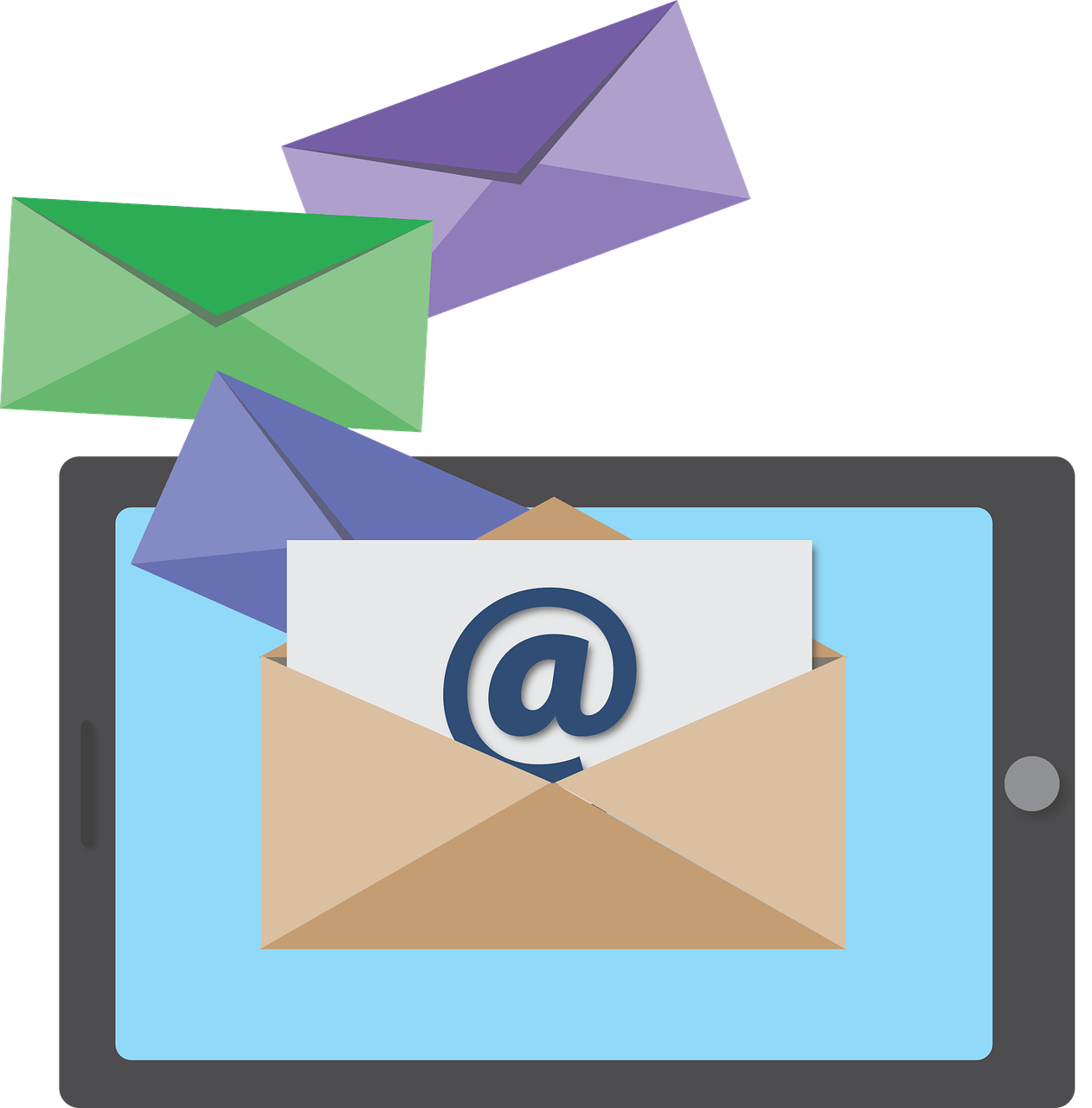 Webmail Marketing Client Email Privacy Free Clipart HD PNG Image
