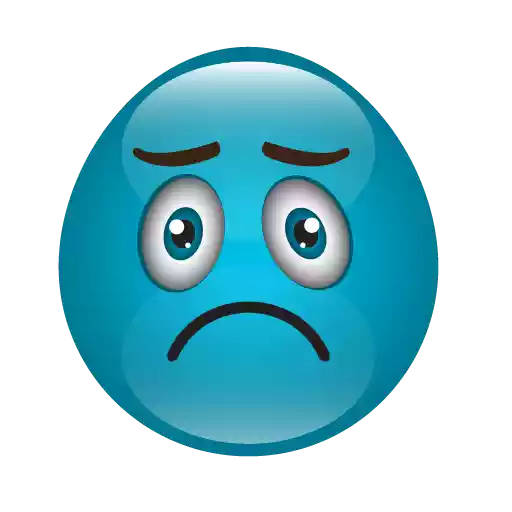 Blue Cute Emoji PNG Free Photo PNG Image