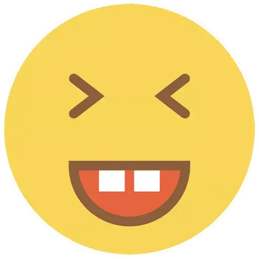 Flat Circle Emoji Free HQ Image PNG Image