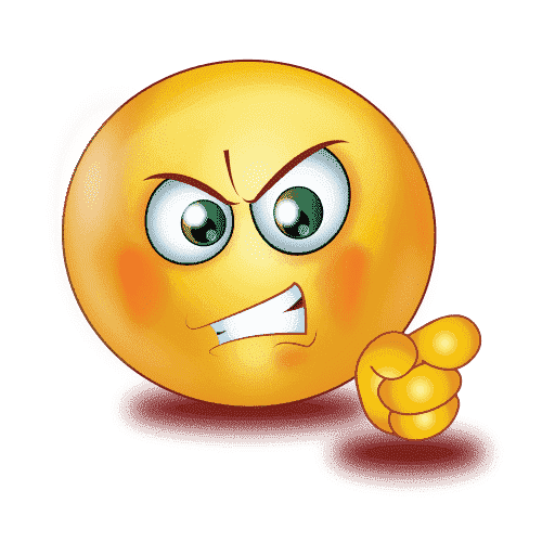 Gradient Angry Emoji Free Transparent Image HD PNG Image