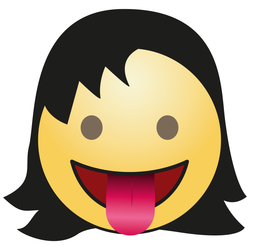 Hair Girl Pic Emoji Free Download PNG HD PNG Image