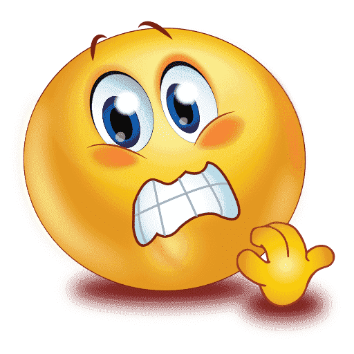 Scared Emoji Free Clipart HQ PNG Image