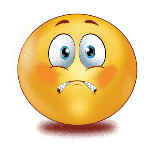 Scared Emoji Free Clipart HQ PNG Image