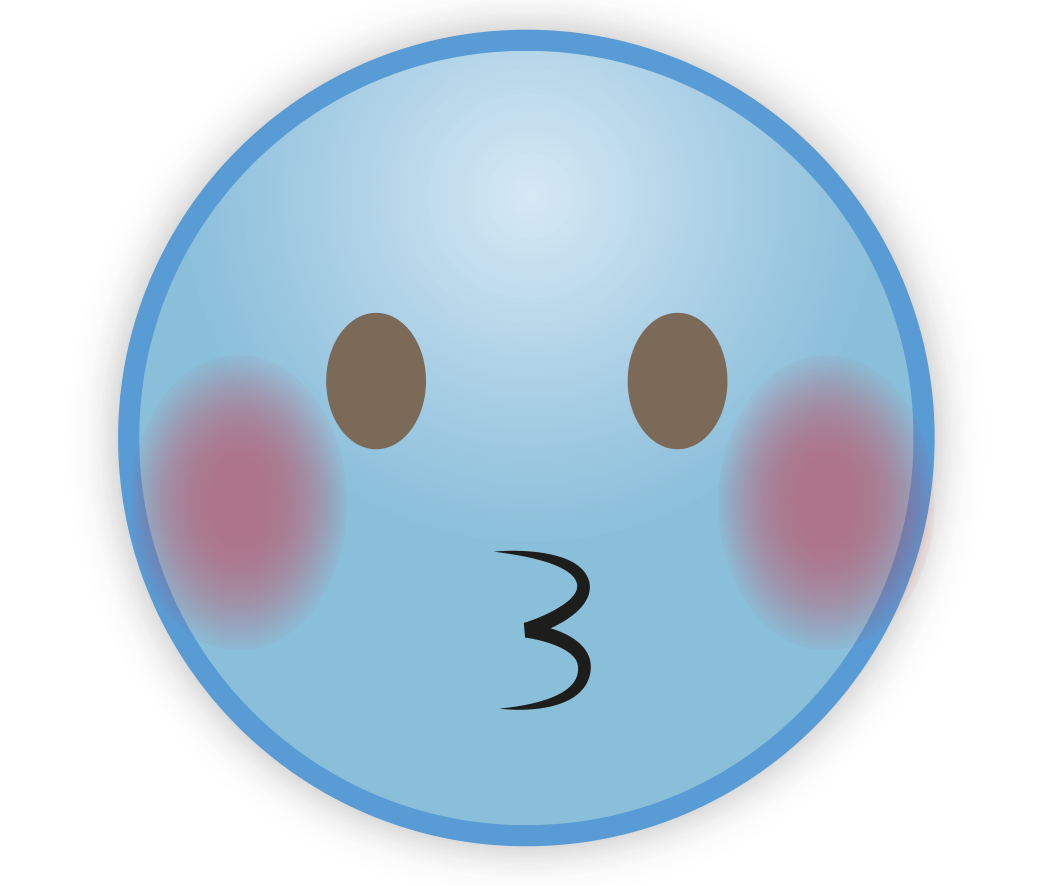Blue Sky Emoji HQ Image Free PNG Image