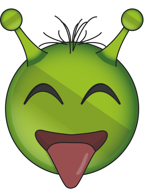 Alien Emoji Face Download HQ PNG Image