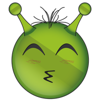 Alien Emoji Face Free HQ Image