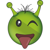 Alien Emoji Face Free Clipart HQ