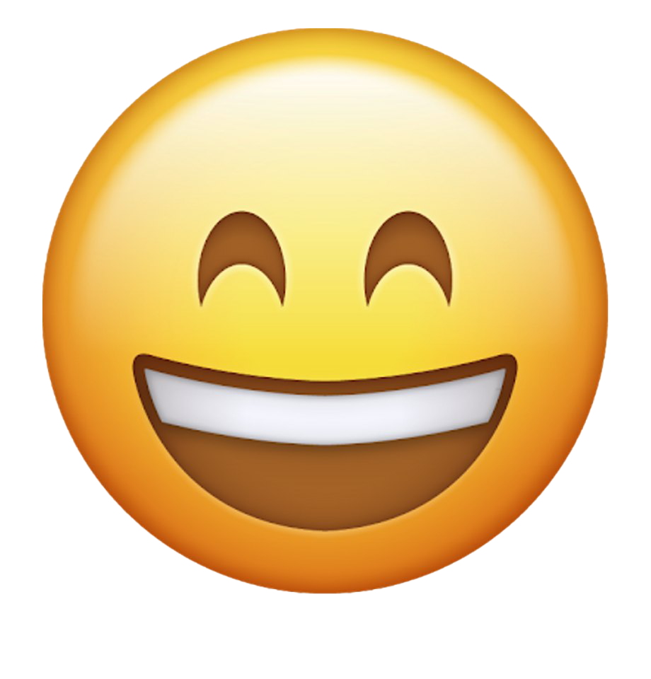 Laughing Yellow Emoji Free Transparent Image HQ PNG Image