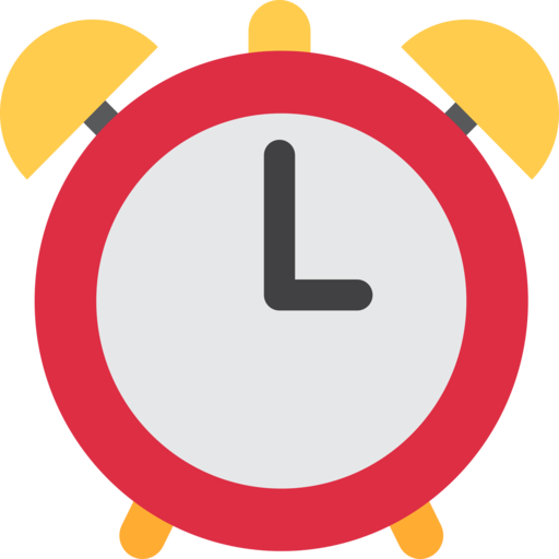 Alarm Emoji Free Clipart HD PNG Image