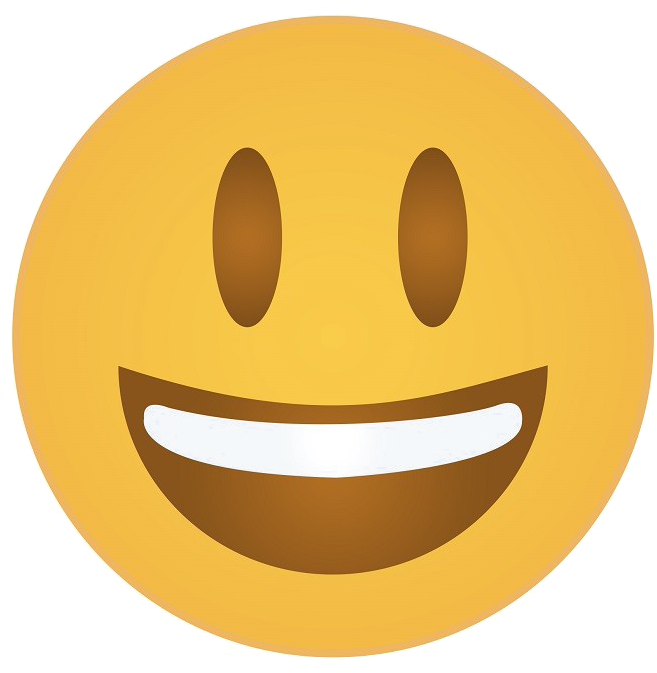 Emoji Face Happy Free Transparent Image HQ PNG Image