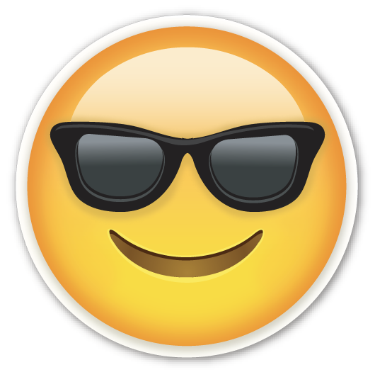 Smiling Face With Sunglasses Cool Emoji Png PNG Image