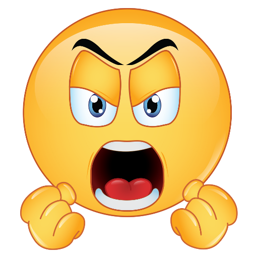Emoticon Angry Anger Emojis Sticker Emoji PNG Image
