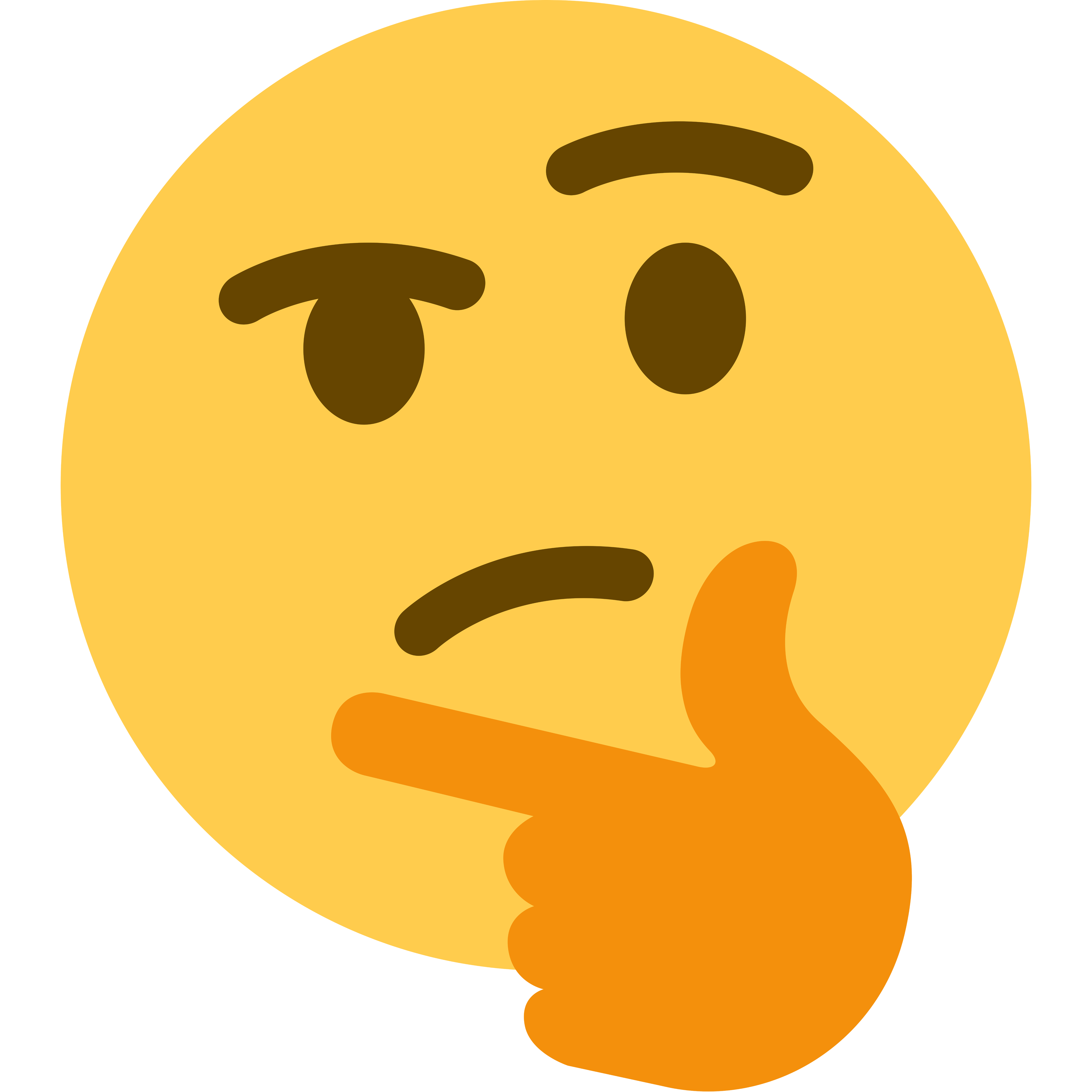 Thank Discord Media Thought Social Think Emoji PNG Image