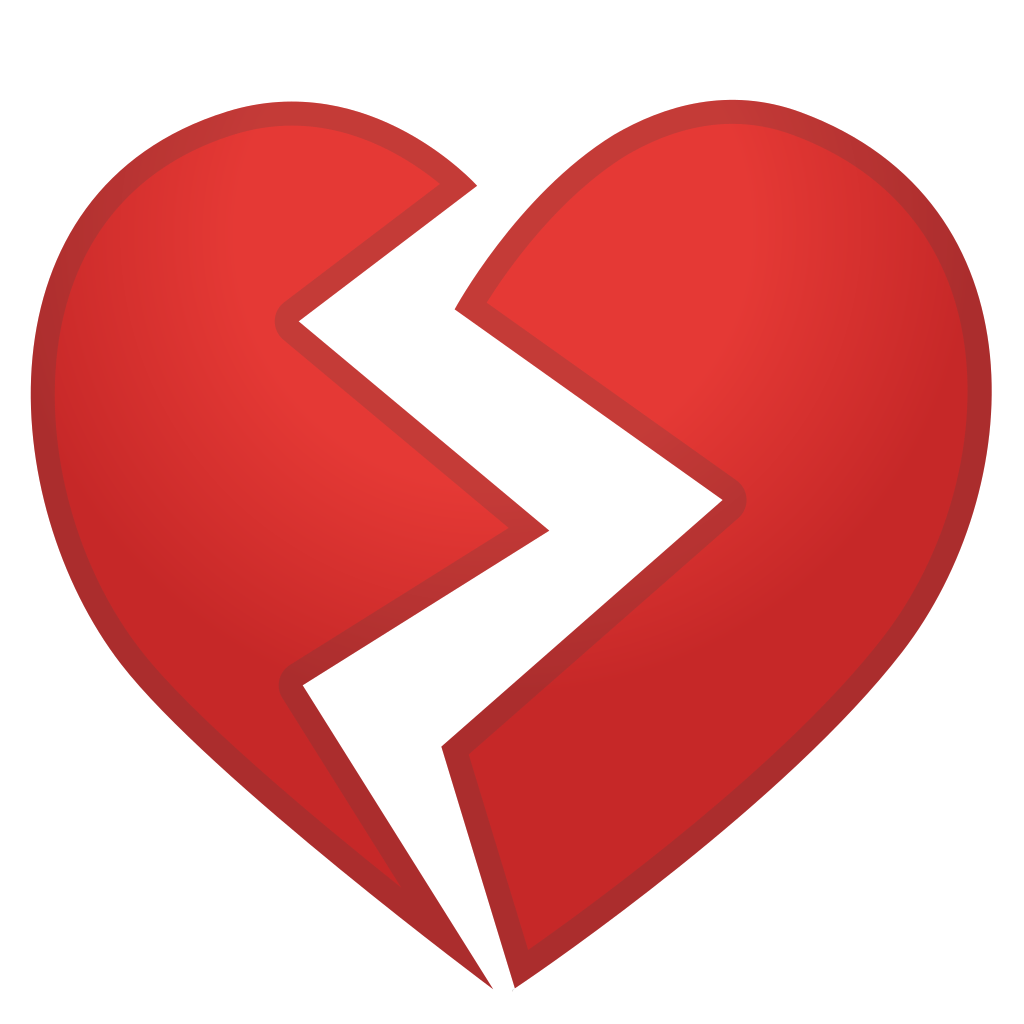 Heart Broken Love Emoticon Emoji Free Clipart HQ PNG Image