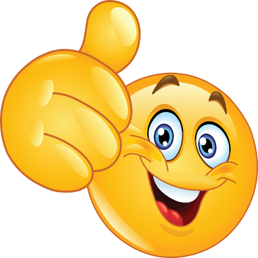 Download Emoticon Thumb Double Button Smiley Emoji Signal HQ PNG Image 