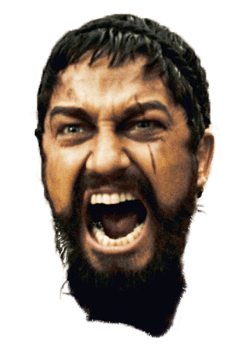 Sparta Face Png Image PNG Image