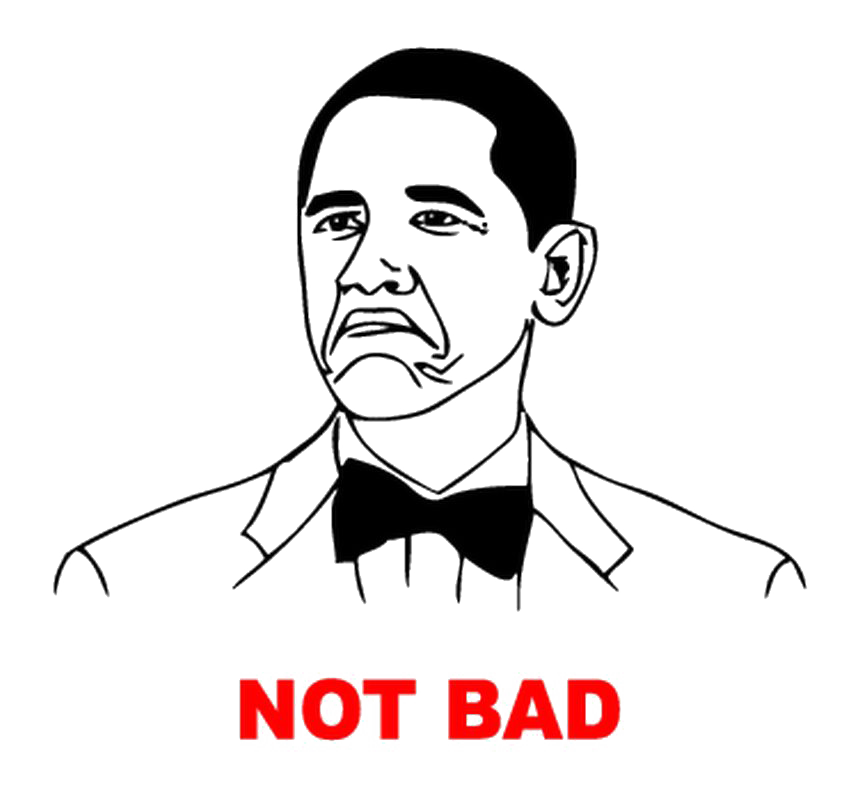 Not Photos Bad Face Obama PNG Image