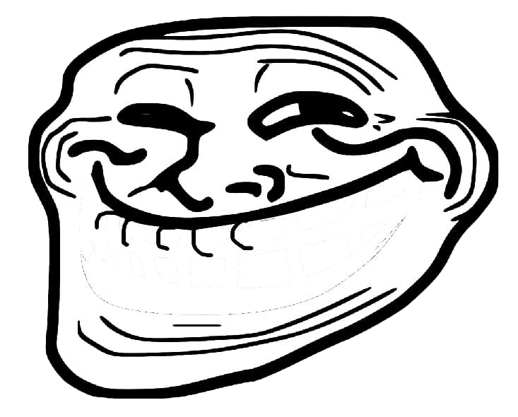 Comics Troll Face Rage PNG Download Free PNG Image