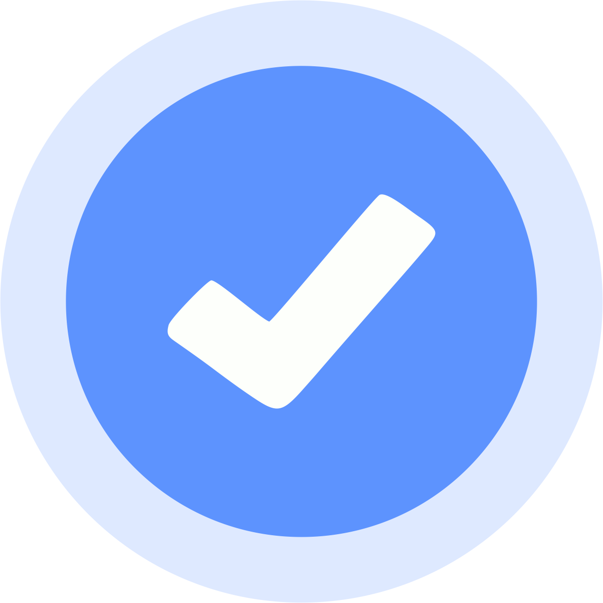 Blue Verified Url Media Checkmark Facebook Social PNG Image