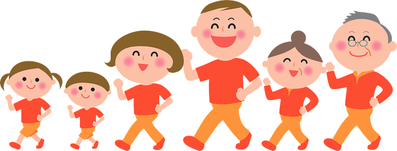 Walking Vector Family Download HD PNG Image