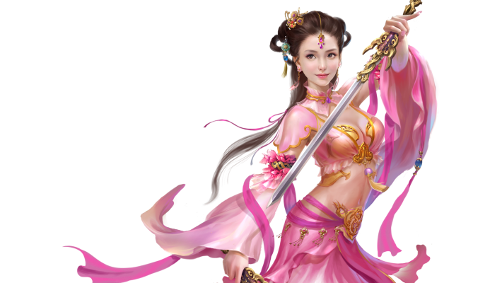 Fantasy Girl Clipart PNG Image