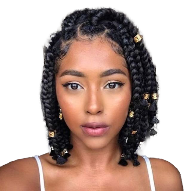 Hairstyle Braids Free PNG HQ PNG Image