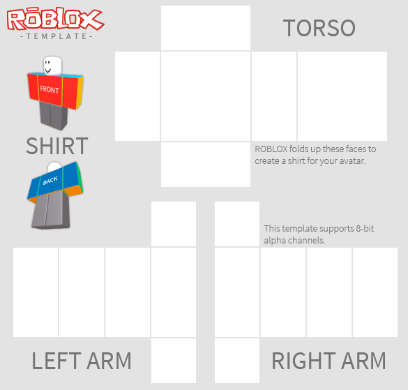 Roblox Shaded Shirt Template Free Transparent Image HD PNG Image