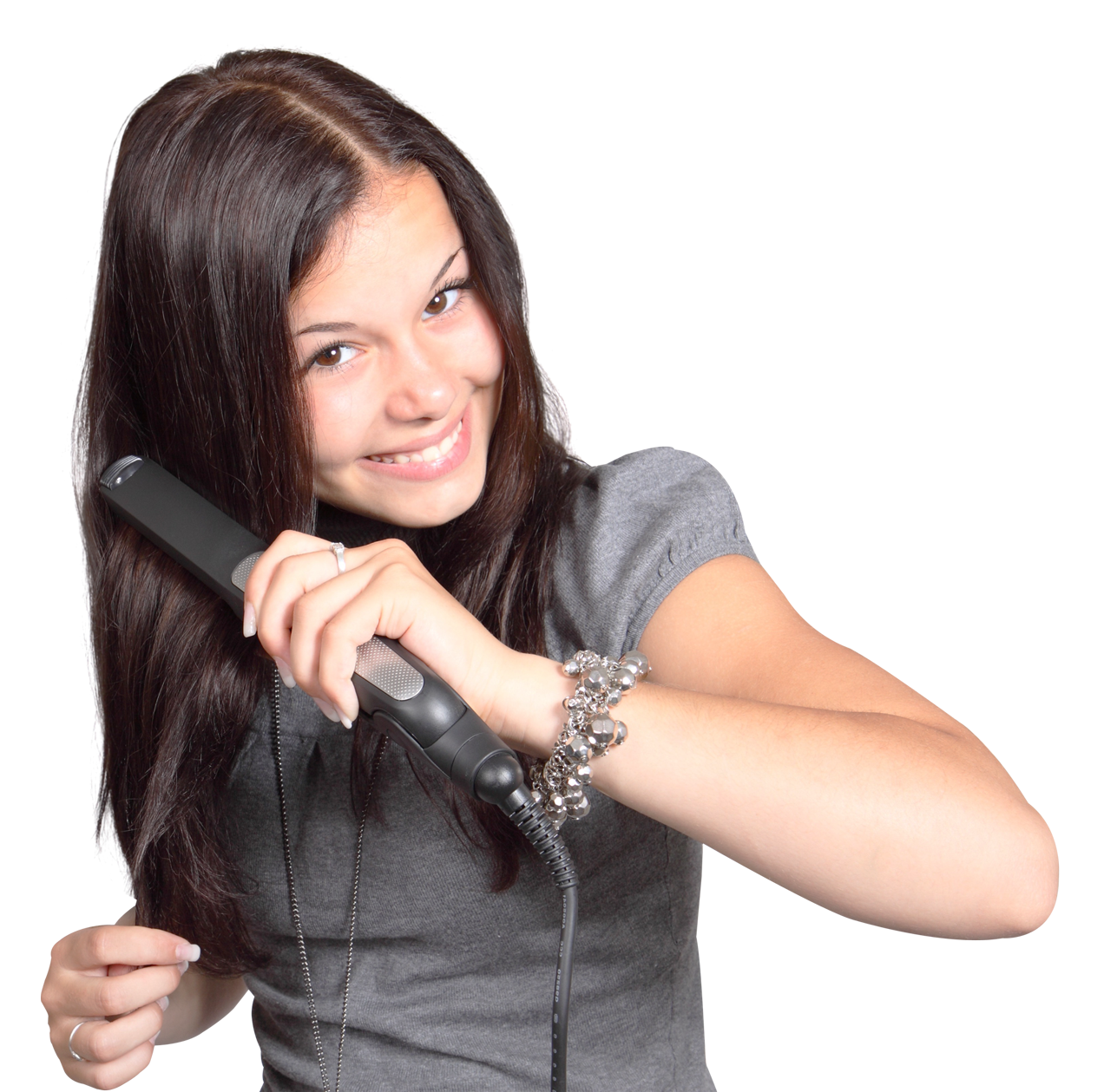 Hair Girl Happy Free Transparent Image HQ PNG Image