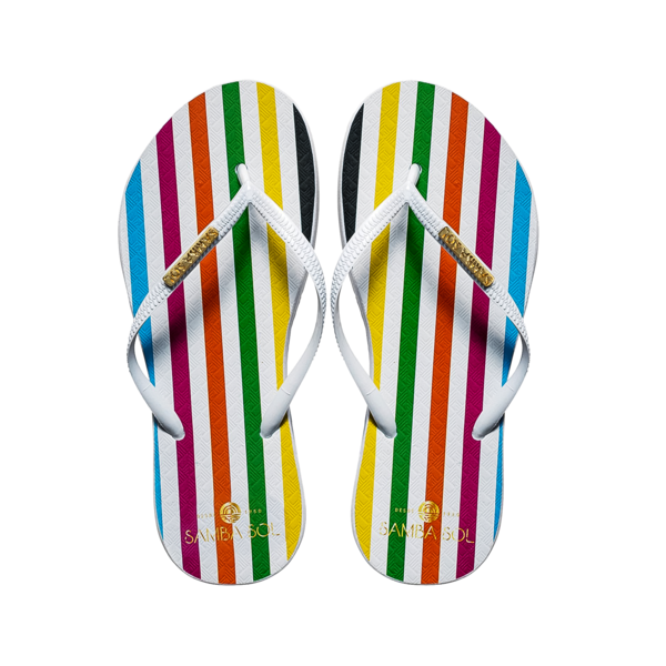 Rainbow Sister Fashion Flip Flip-Flops Twisted Luxury PNG Image