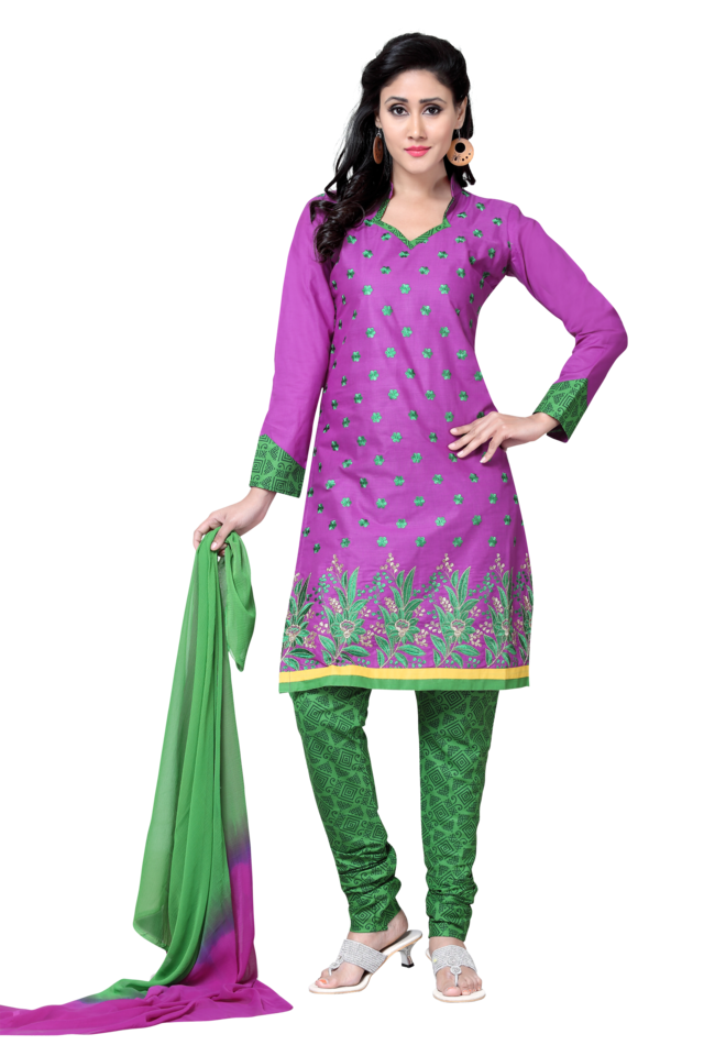 Pink Fashion Shalwar Kameez Model Dress Churidar PNG Image