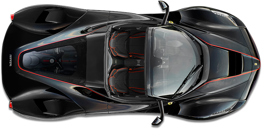 Top Ferrari View PNG Image High Quality PNG Image