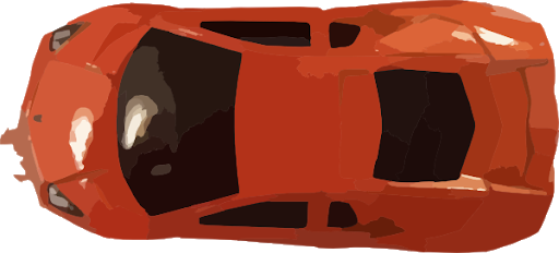 Orange Top Ferrari View HQ Image Free Transparent PNG Image