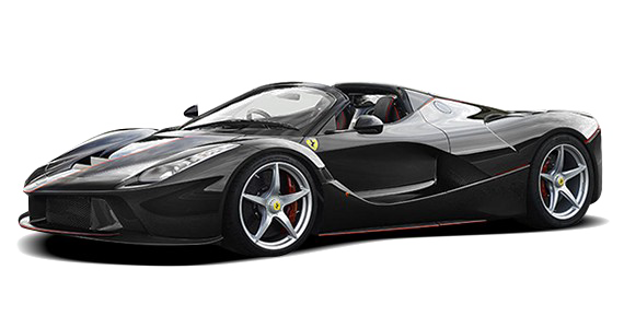 Alloy Ferrari Black Download Free Image PNG Image