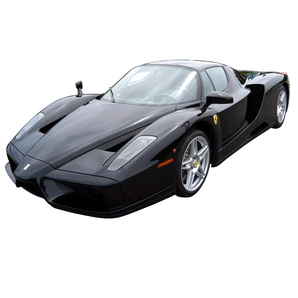 Ferrari View Black Side Car PNG Image