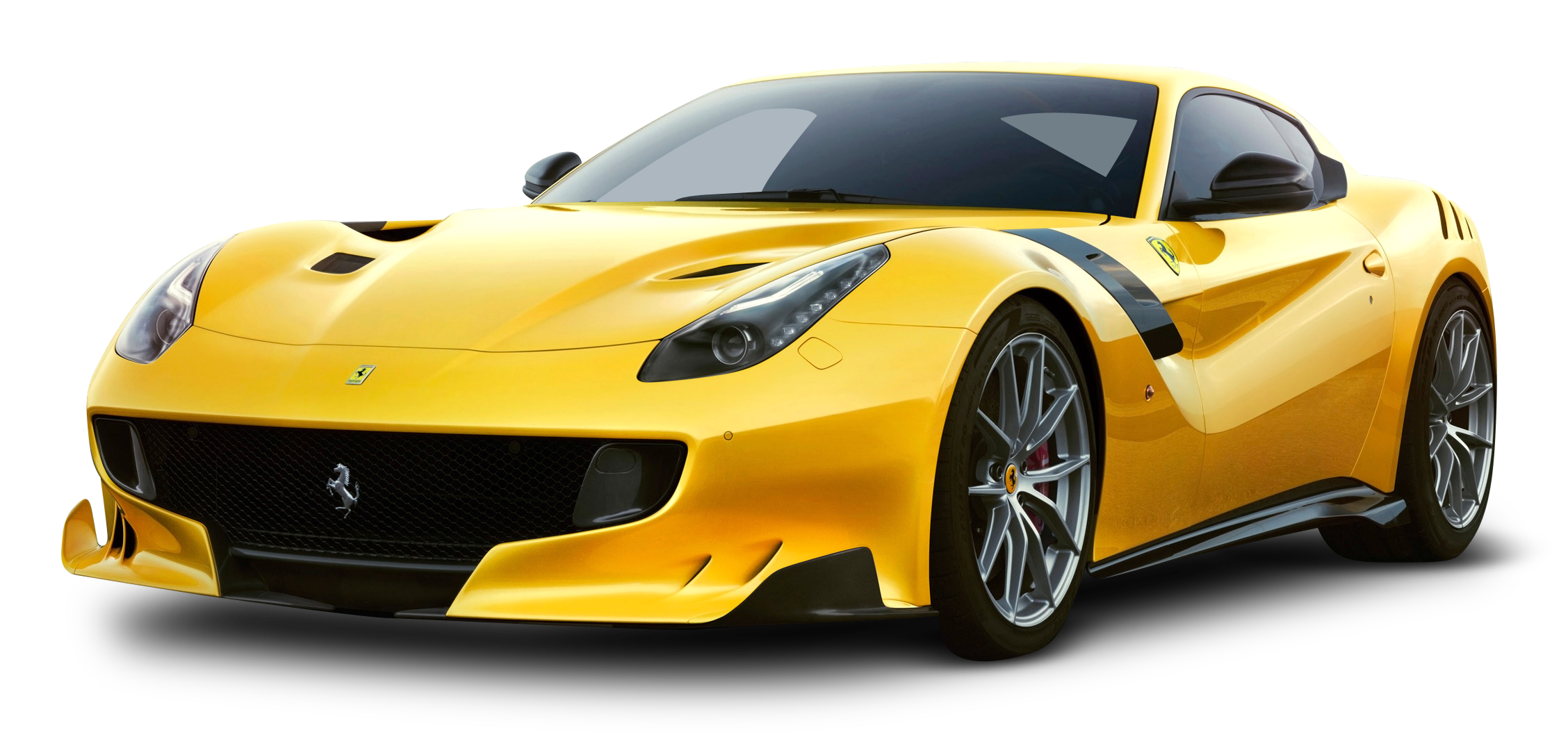 Ferrari Yellow Superfast Free Clipart HD PNG Image