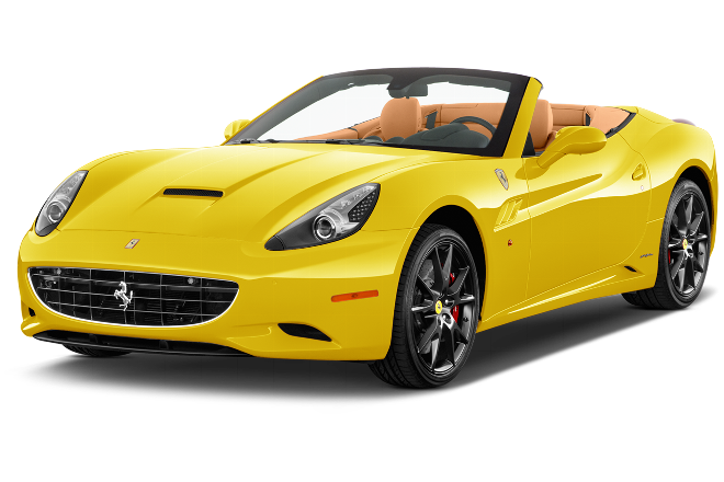 Ferrari Yellow Superfast Download Free Image PNG Image