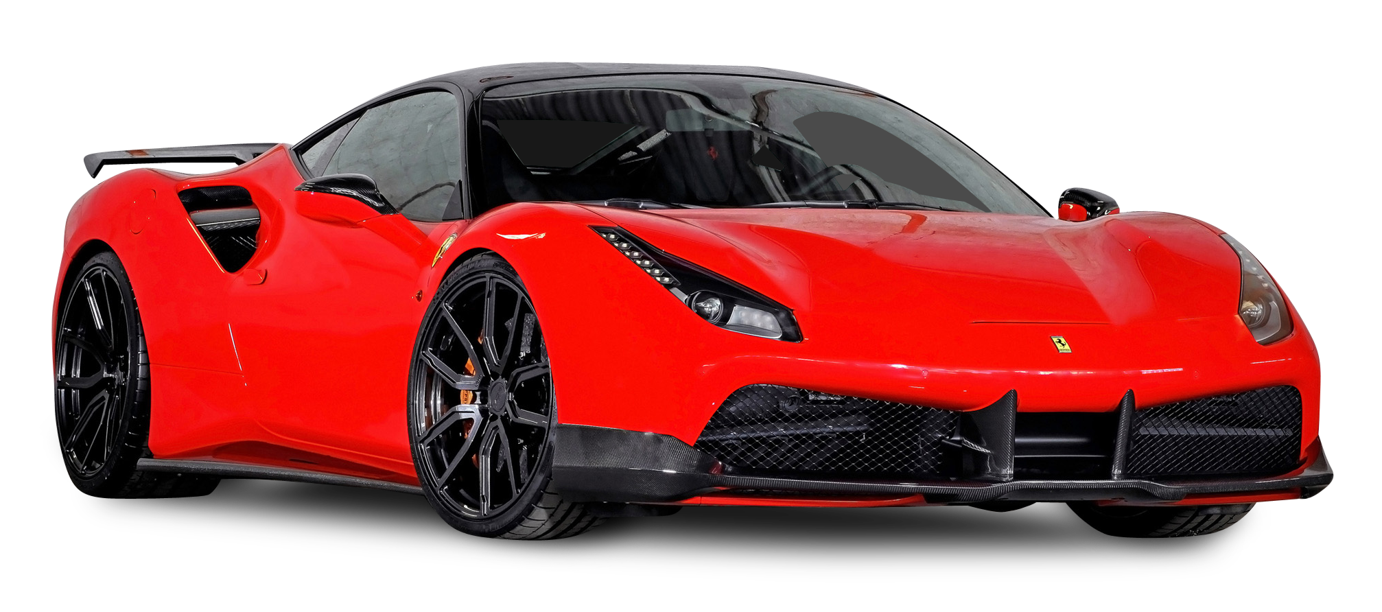 Front Ferrari Red View HQ Image Free PNG Image