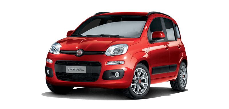 Fiat Panda Red Free Clipart HQ PNG Image