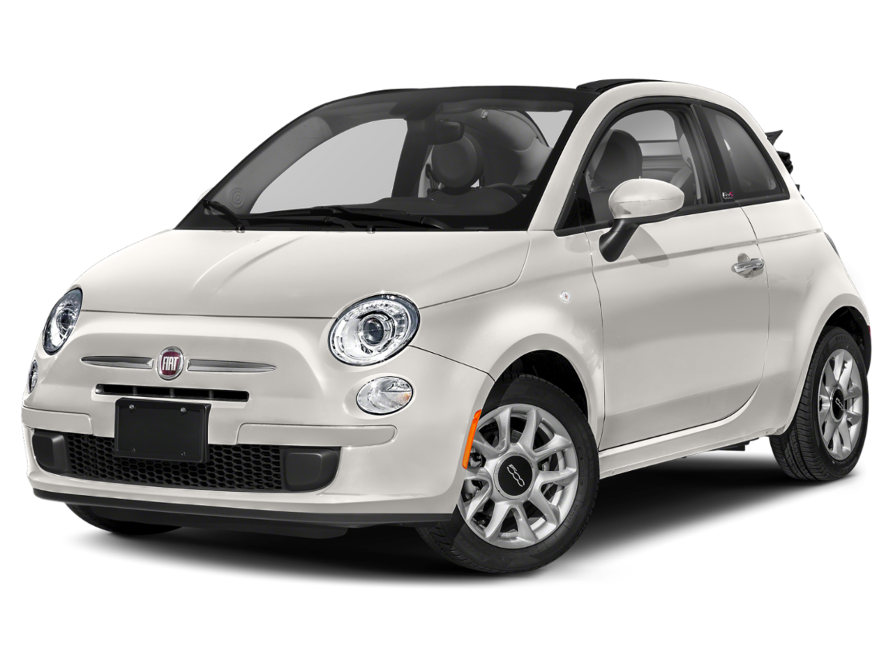 Fiat White Side View PNG Free Photo PNG Image