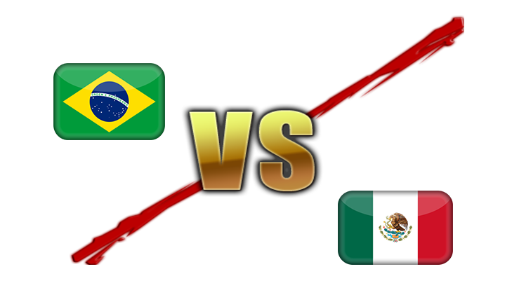 Fifa World Cup 2018 Brazil Vs Mexico PNG Image