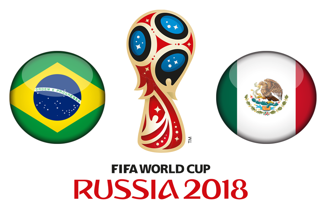 Fifa World Cup 2018 Brazil Vs Mexico PNG Image