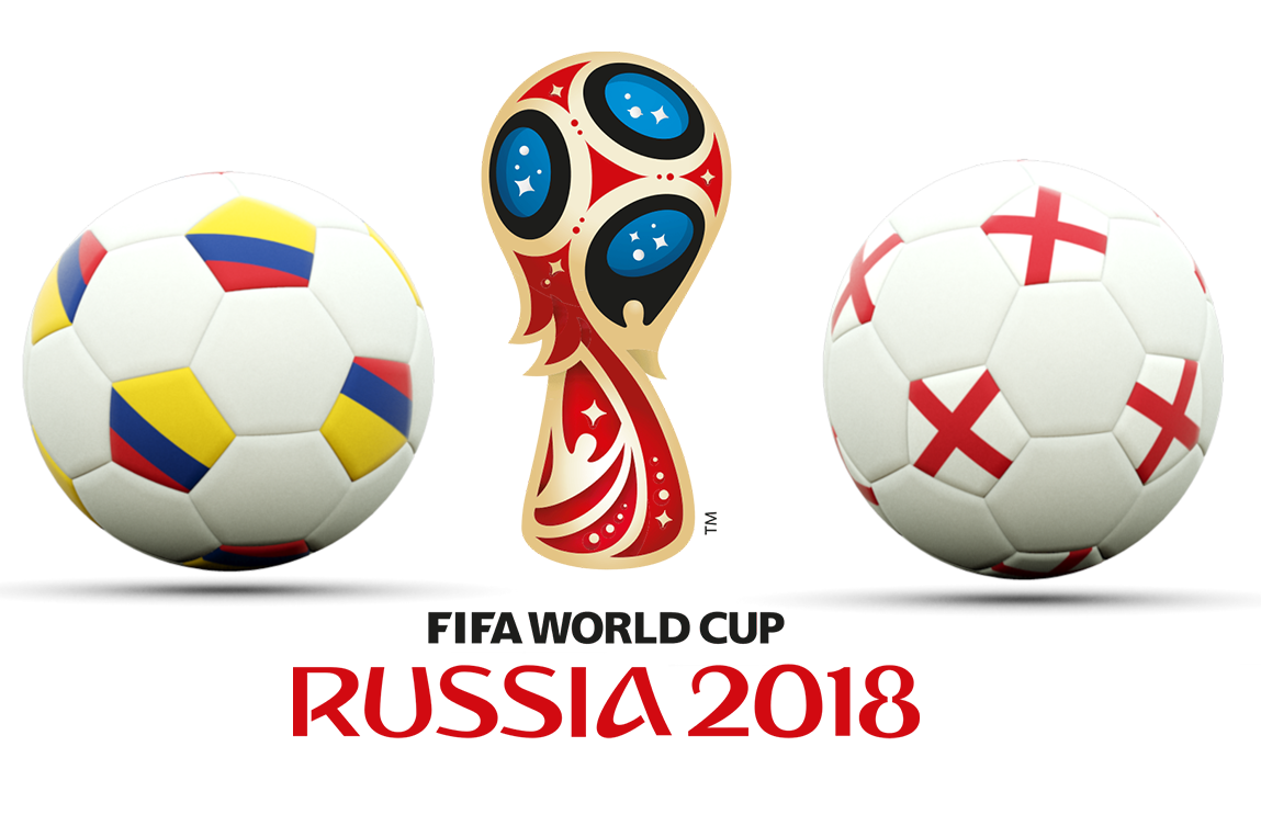 Fifa World Cup 2018 Colombia Vs England PNG Image