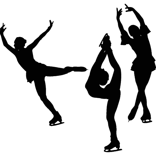 Dance Skating Silhouette Figure HD Image Free PNG Image
