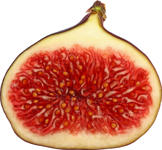 Real Cut Fig Half Free Transparent Image HD PNG Image