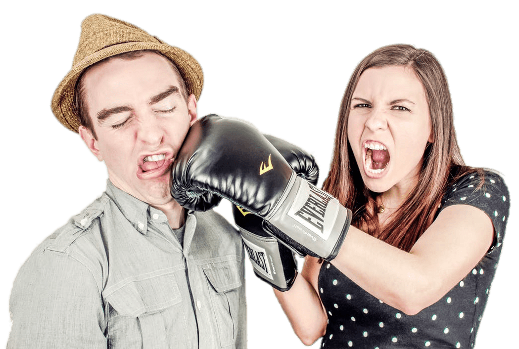 Couple Fight Free HD Image PNG Image