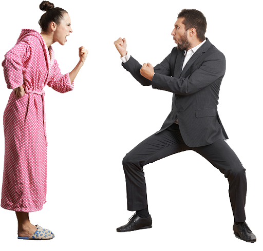 Couple Fighting Free Transparent Image HQ PNG Image