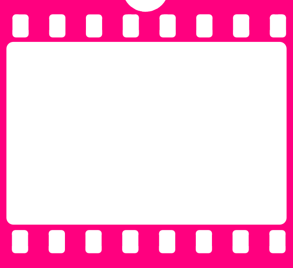 Pink Filmstrip PNG Image