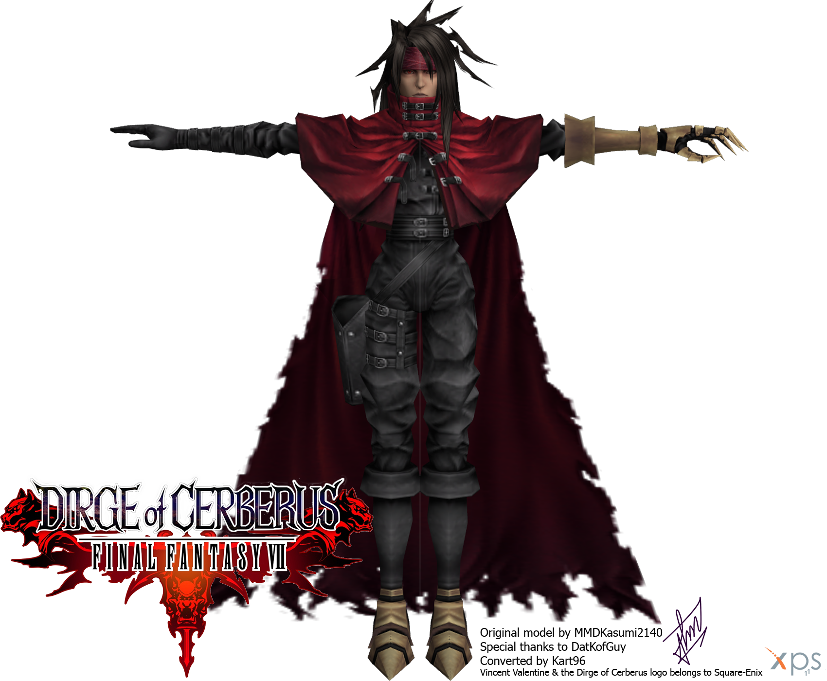 Vincent Valentine Free HD Image PNG Image