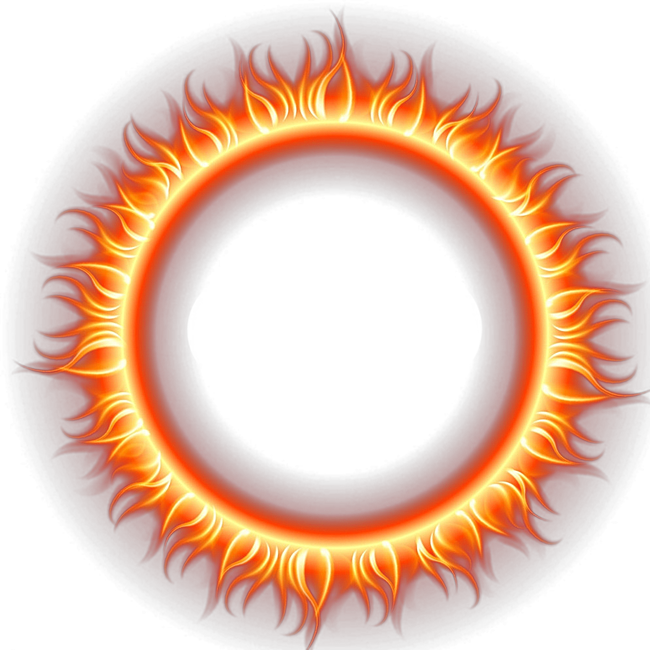 Fire Circle Vector Flame Free Download Image PNG Image